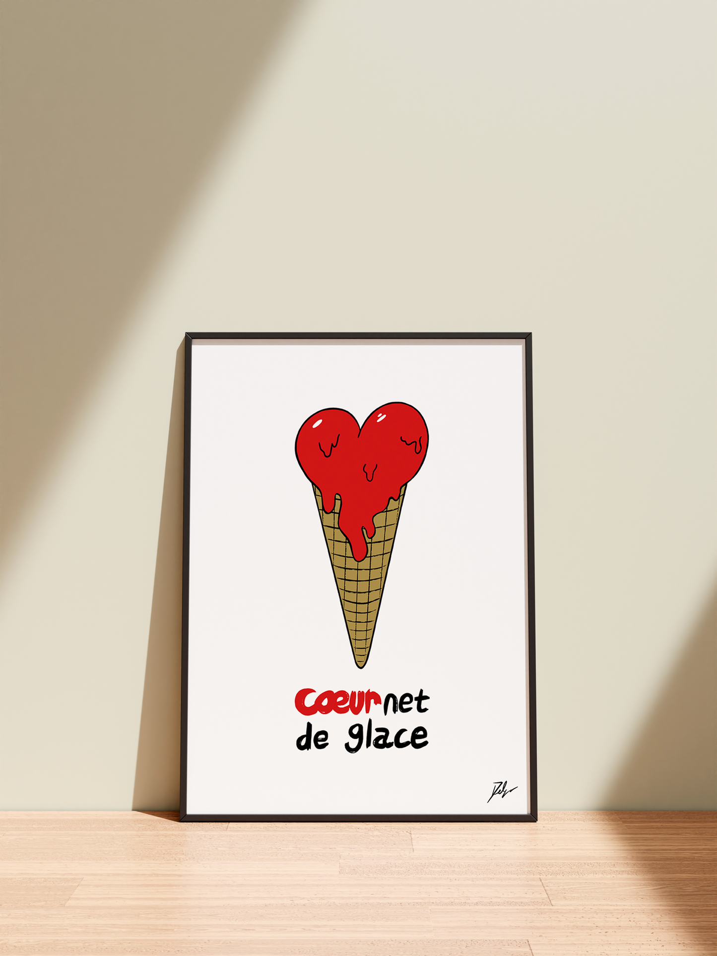 Coeurnet de glace